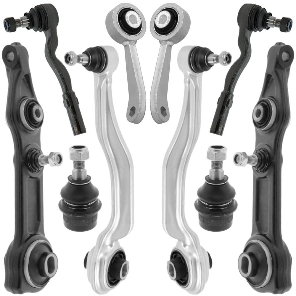 Kit bracci di sospensione anteriore compatibile per MERCEDES E W211 S211 CLS C219 composto da 10 ricambi auto