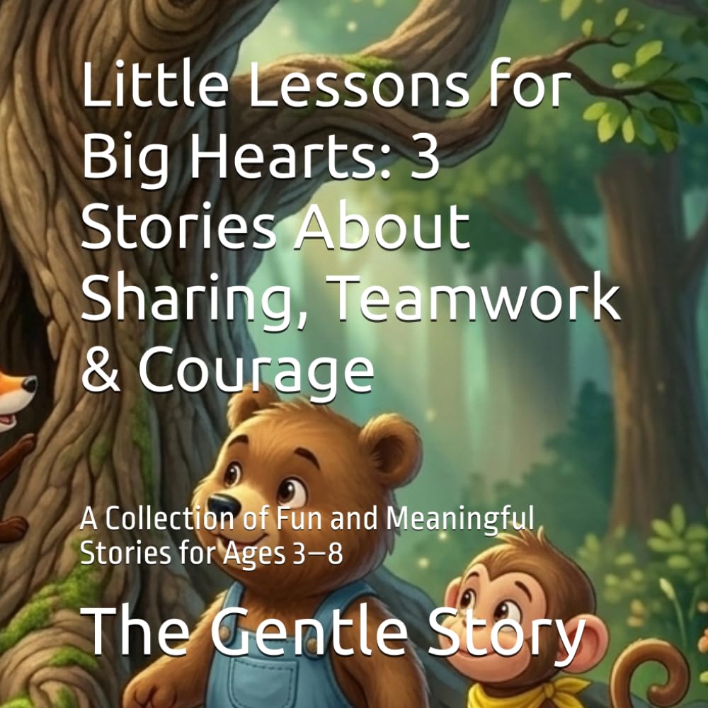 Little Lessons for Big Hearts: 3 Stories About Sharing, Teamwork & Courage: A Collection of Fun and Meaningful Stories for Ages 3–8