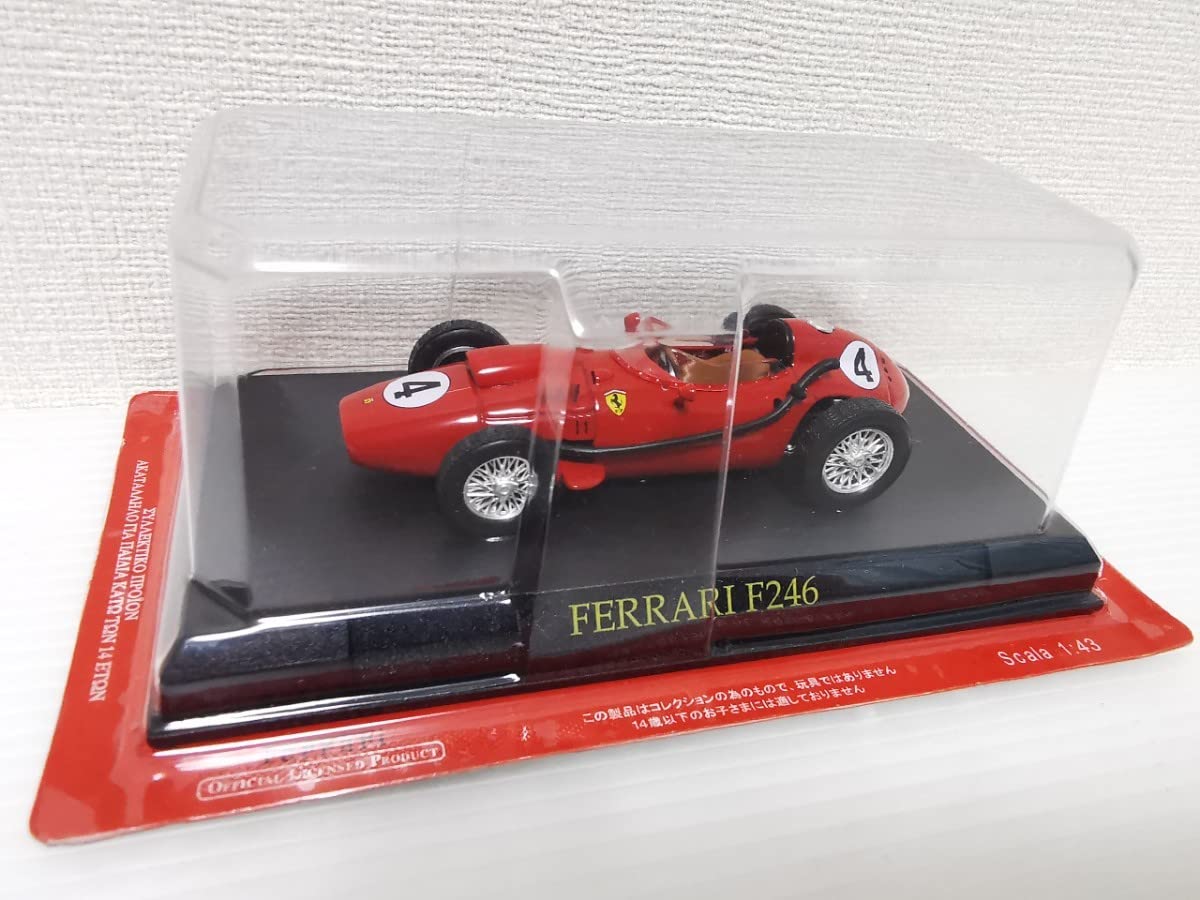 Scala FERRARI F246 ミニカー 赤 Amazon.com: MODELLINO en Scala COMPATIBILE CON Ferrari Dino