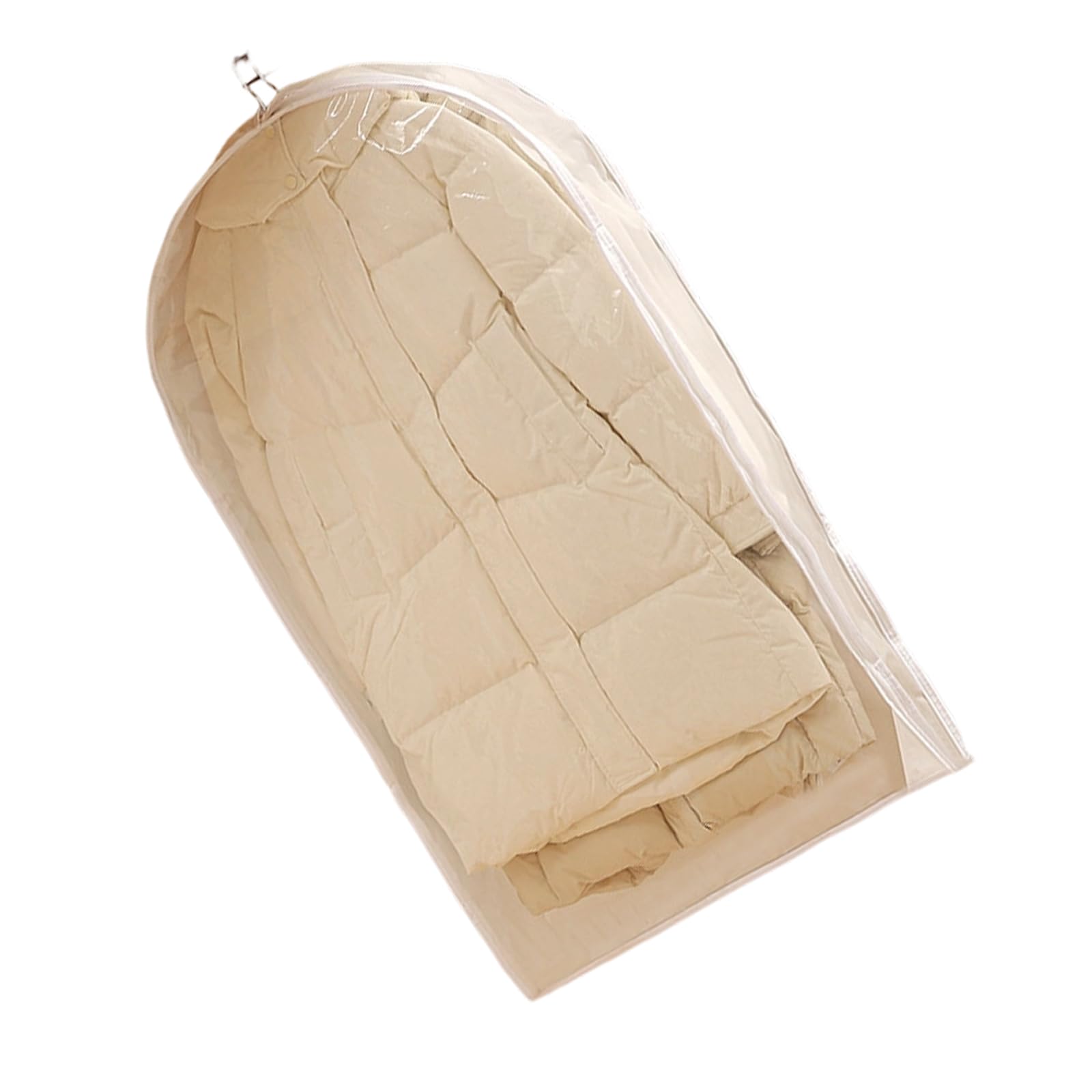 alloneslife Storage Bag for Seasonal Clothes with Transparency Window PEVA Garment Organiser for Home Travel Compression Bag
