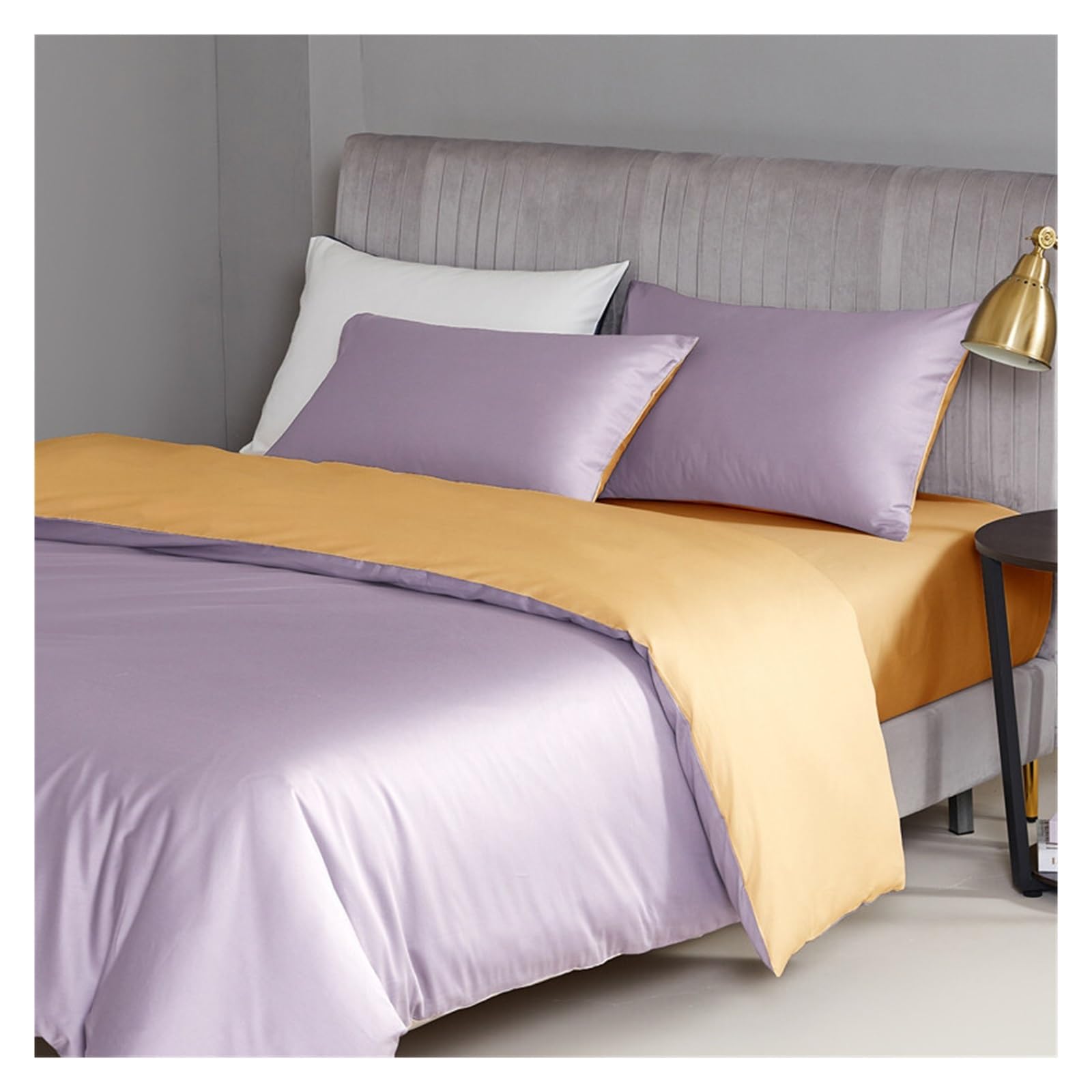 Housse de couette ultra douce en coton lavé pour une chambre cocooning