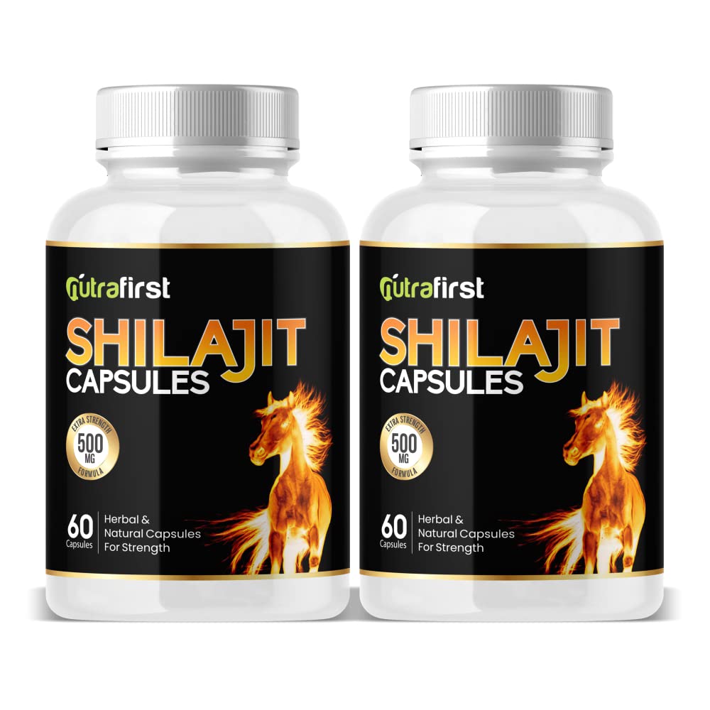 Nutrafirst Pure Shilajit Capsules with Shilajit Extract, Natural, Ayurvedic, 60 Capsules (Pack of 2) (B0851BSFNW) Amazon Price History, Amazon Price Tracker