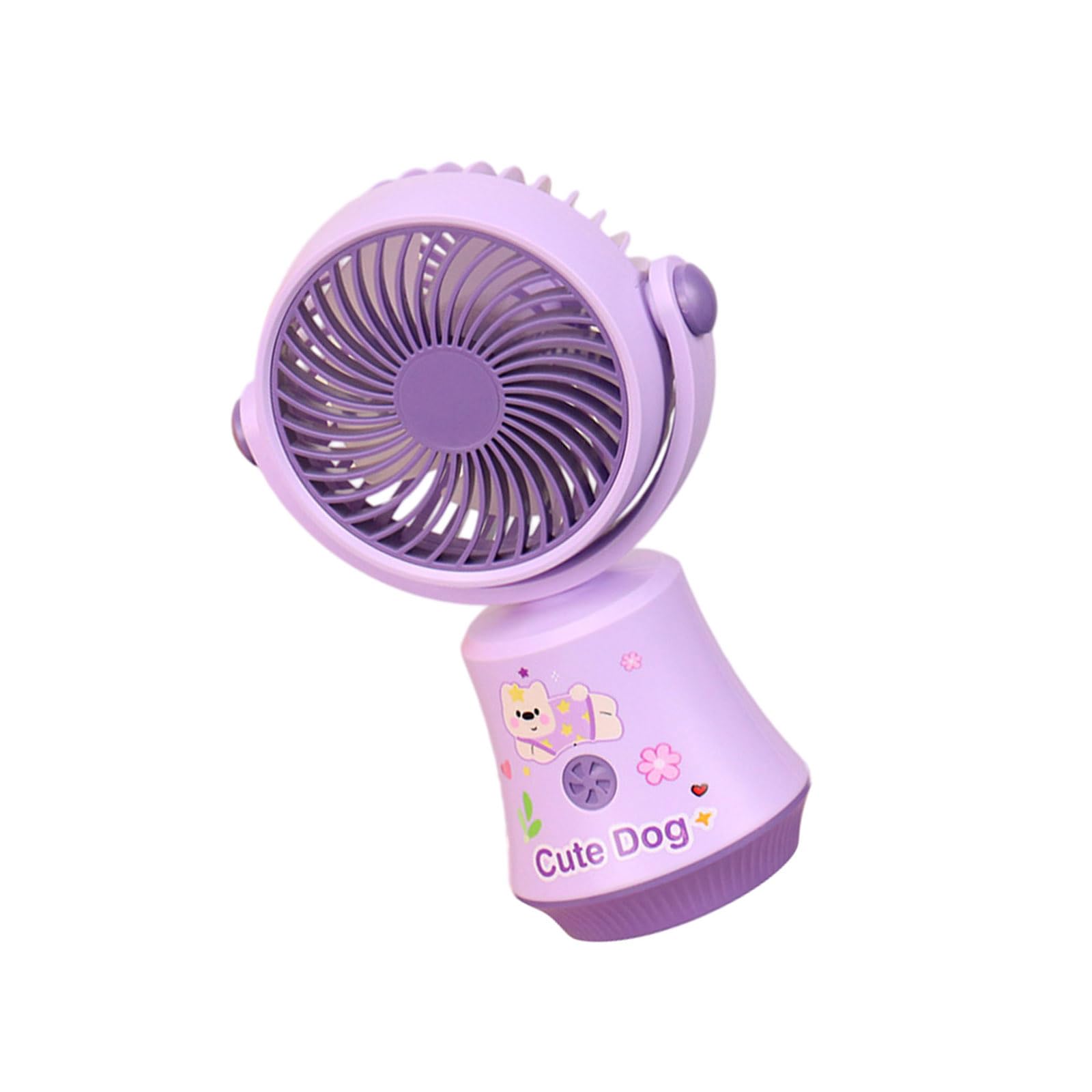 NMFLAB Portable Handheld Desk Small Fan with LED Light 3 Speed Cooling Fan Light Weight Outdoor Personally Coolers Enduring Outdoor Personally Coolers