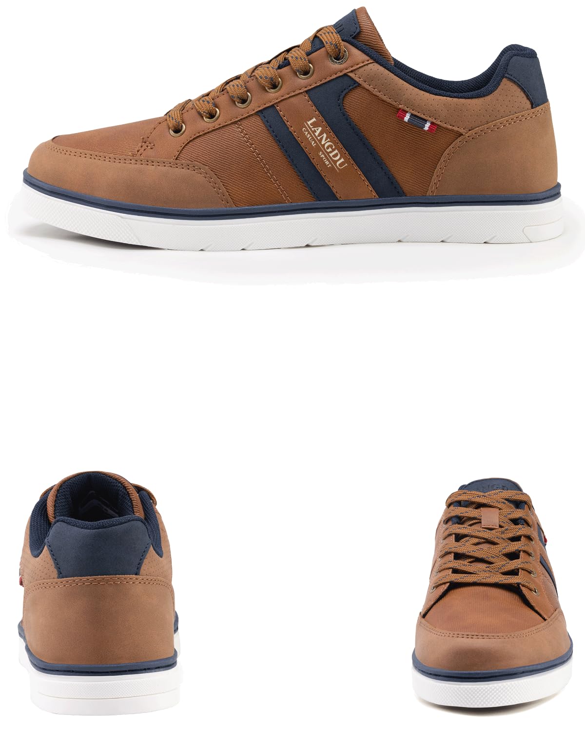 LANGDU Sneakers Uomo Scarpe da Ginnastica Casual Sportive Running Basse Scarpe all'Aperto 41-46