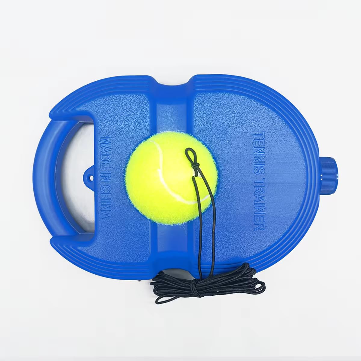 Solo Tennis Trainer Rebound Ball Self Practice Tennis Trainer Tool with Ropes Ball and Trainer Baseboard, Self-Practice Tennis Set (No Racket Included)(Multicolor)