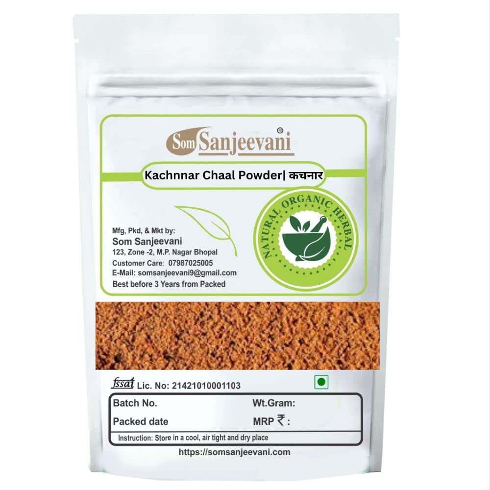 ads Natural Organic Herbal KACHNAR CHHAL Powder Pure Herbal and Herbs 200g (Pack of 2) Each 100g Packed in Food Safe, in Air Tight Zipper Pack with Safety Seal in Most hygienical Environment