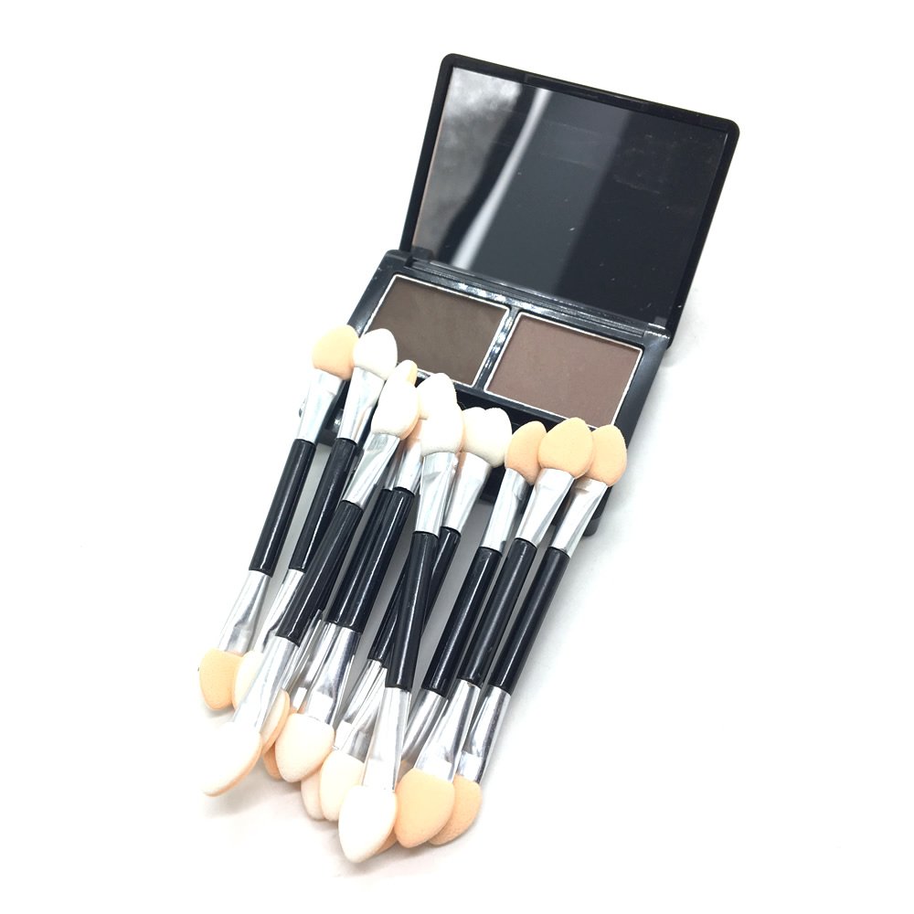 24PCS Foam Dual Sided Eye Shadow Eyeshadow Brush Sponges Applicators,Tipped Oval Makeup Applicator