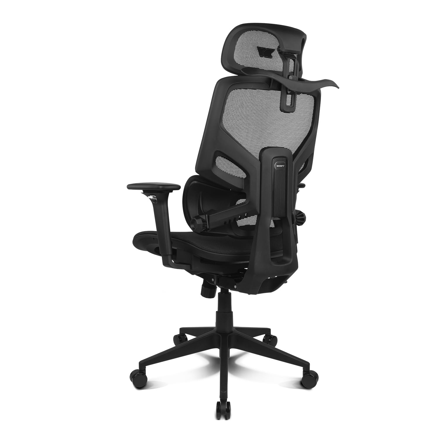 DRIFT GAMING DRAIR400 – Silla Gaming Profesional en Malla, reposabrazos 4D Acolchados, pistón Clase 4, giratoria e inclinable, Cojines Lumbar y Cervical Integrados, Negro