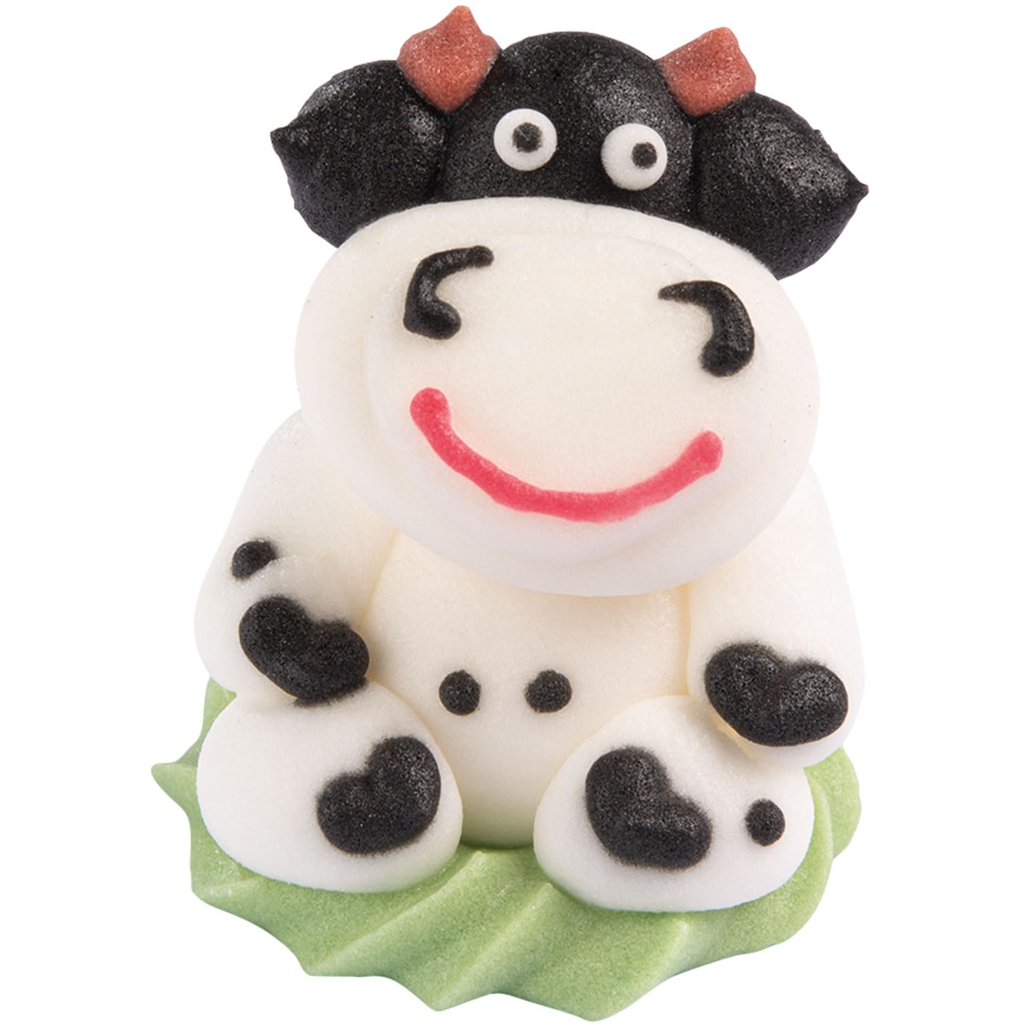 Günthart 96 Stück Farmtiere aus Zucker in sechs verschiedenen Motiven Katze, Schwein, Kuh, Frosch, Hund und Hahn als Tortendeko, 1er Pack (643 g)