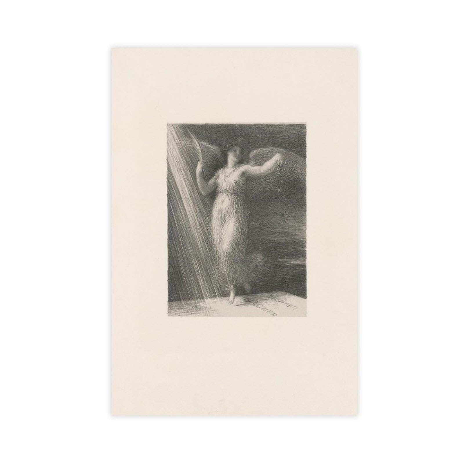 JFECTH Réveil Canvas Poster for Living Room Decor Gift