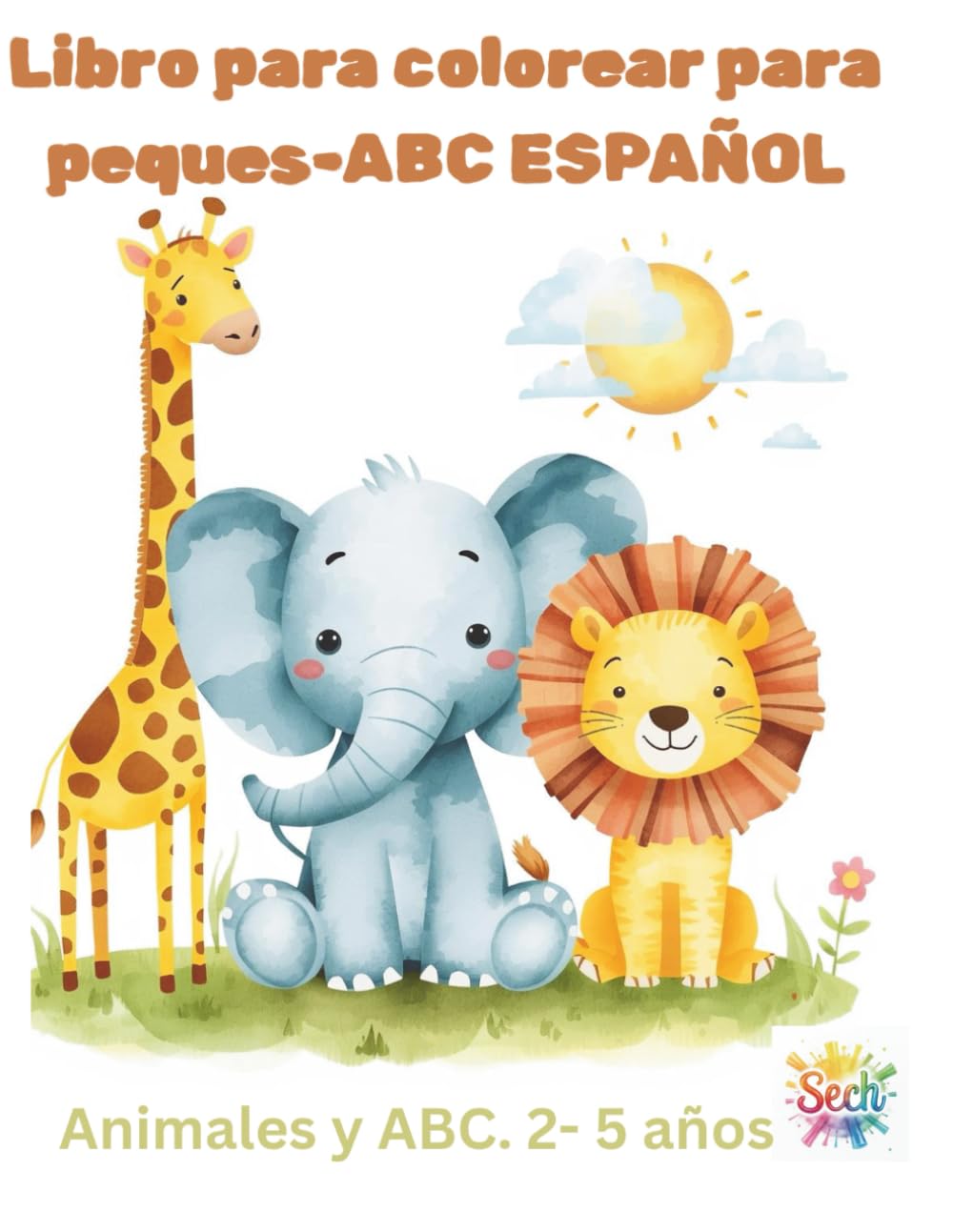 Libro Para Colorear Para Peques: ABC y Animales