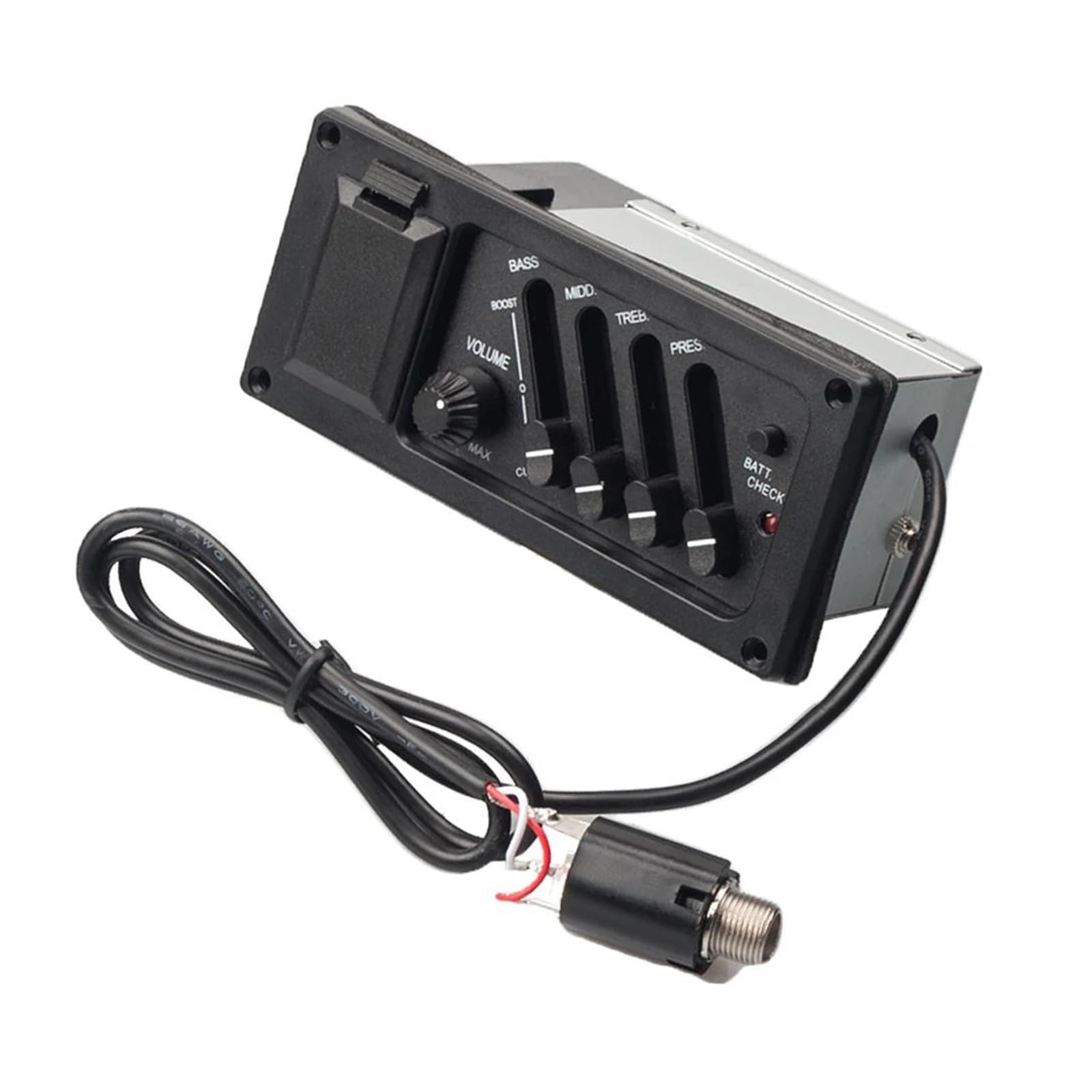 Pick-up per Chitarra Acustica Accessori 10 Pz 4 Bande Amplificatore Preamplificatore Per Chitarra Acustica EQ Pickup Amplificatore Per Chitarra Acustica Preamplificatori Lato Piatto