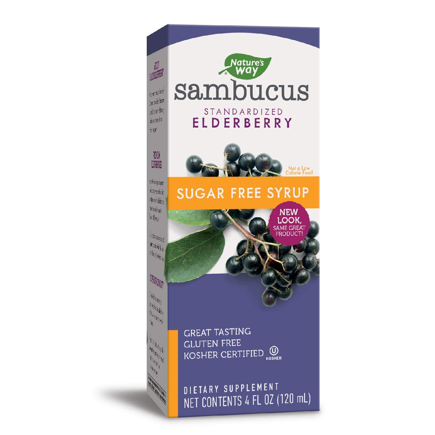 Nature's Way Sambucus Sugar-Free Syrup, 4 Ounce