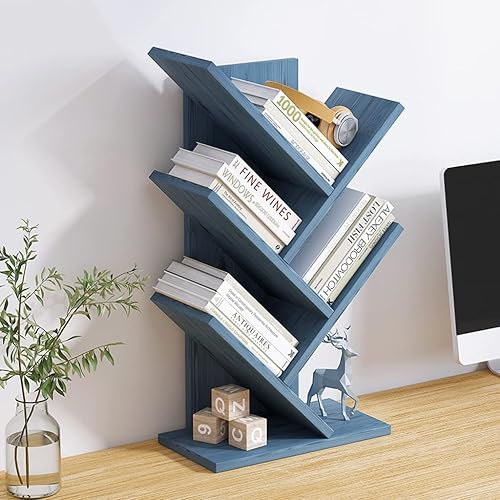 Miniatura 8 de PAASHE Estantería moderna con diseño de árbol creativo, minimalista, para interiores, diseño de alta capacidad, estantería