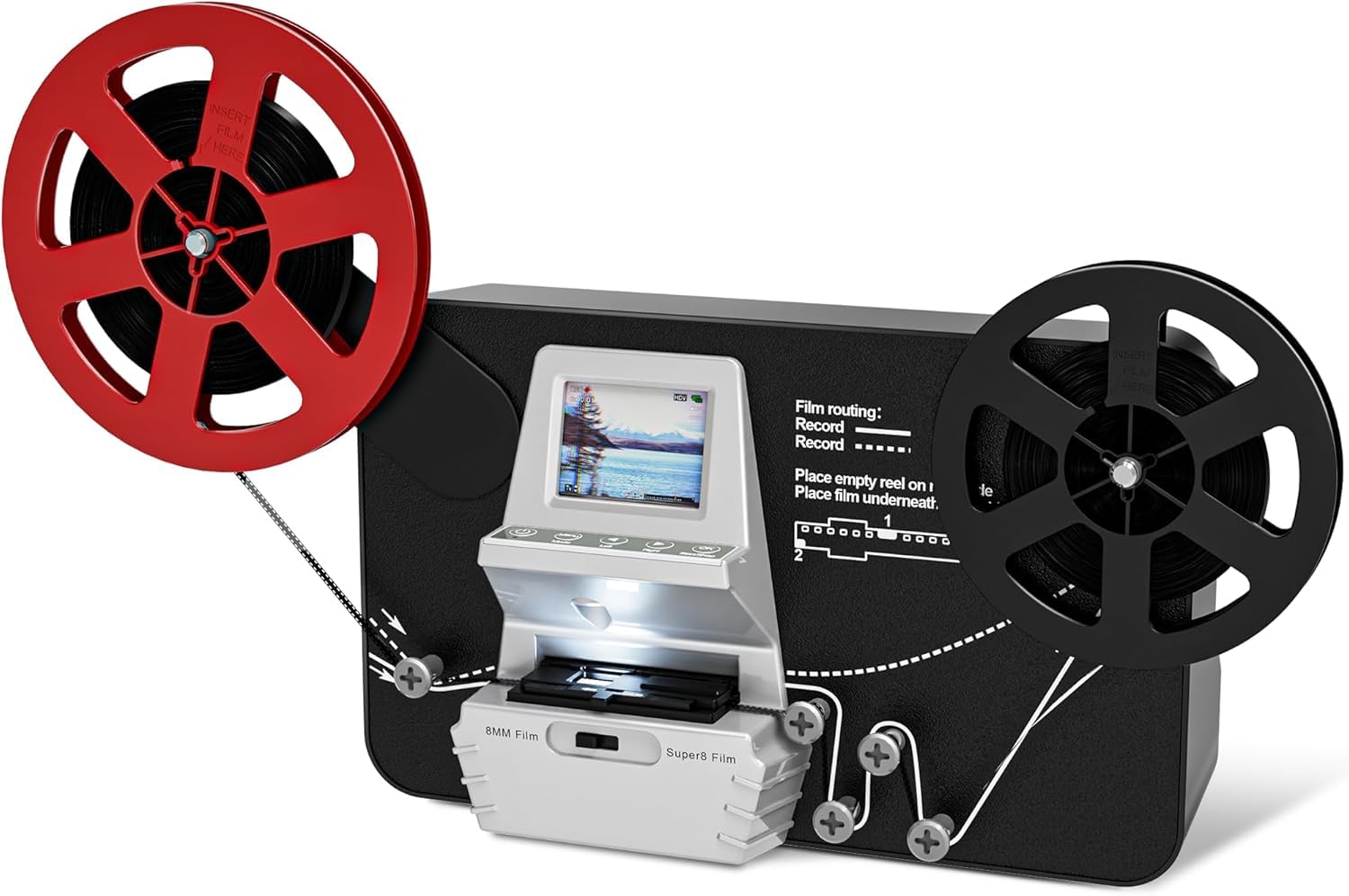scanner films super 8 et 8 mm lcd