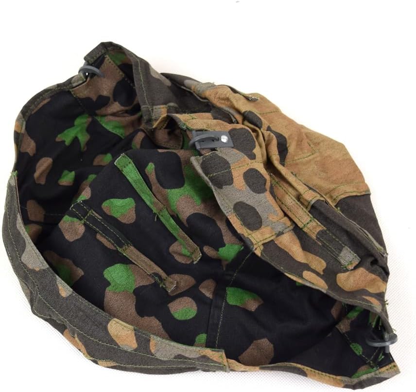 Reversible WWII German M35 Helmet Cover Plane Tree Color Replica