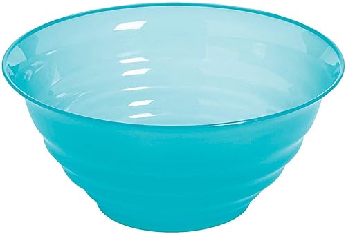 Fun Express - Tazones de acrílico azul para servir de 3 piezas para boda - Suministros de fiesta - Vajilla y utensilios de bar - Cuencos para servir
