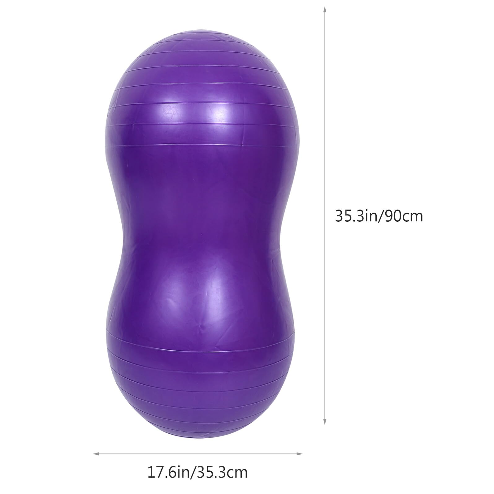 Lila Balanceball aus PVC, rutschfest und Bruchsicher für Training