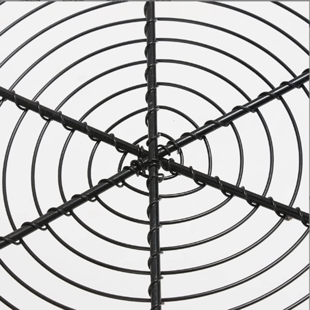 ulumn 3段ワイヤーバスケット フルーツオーガナイザー キッチンバスケット 高耐久ワイヤーオーガナイザー ワイヤーメタル天井フック付き ブラック