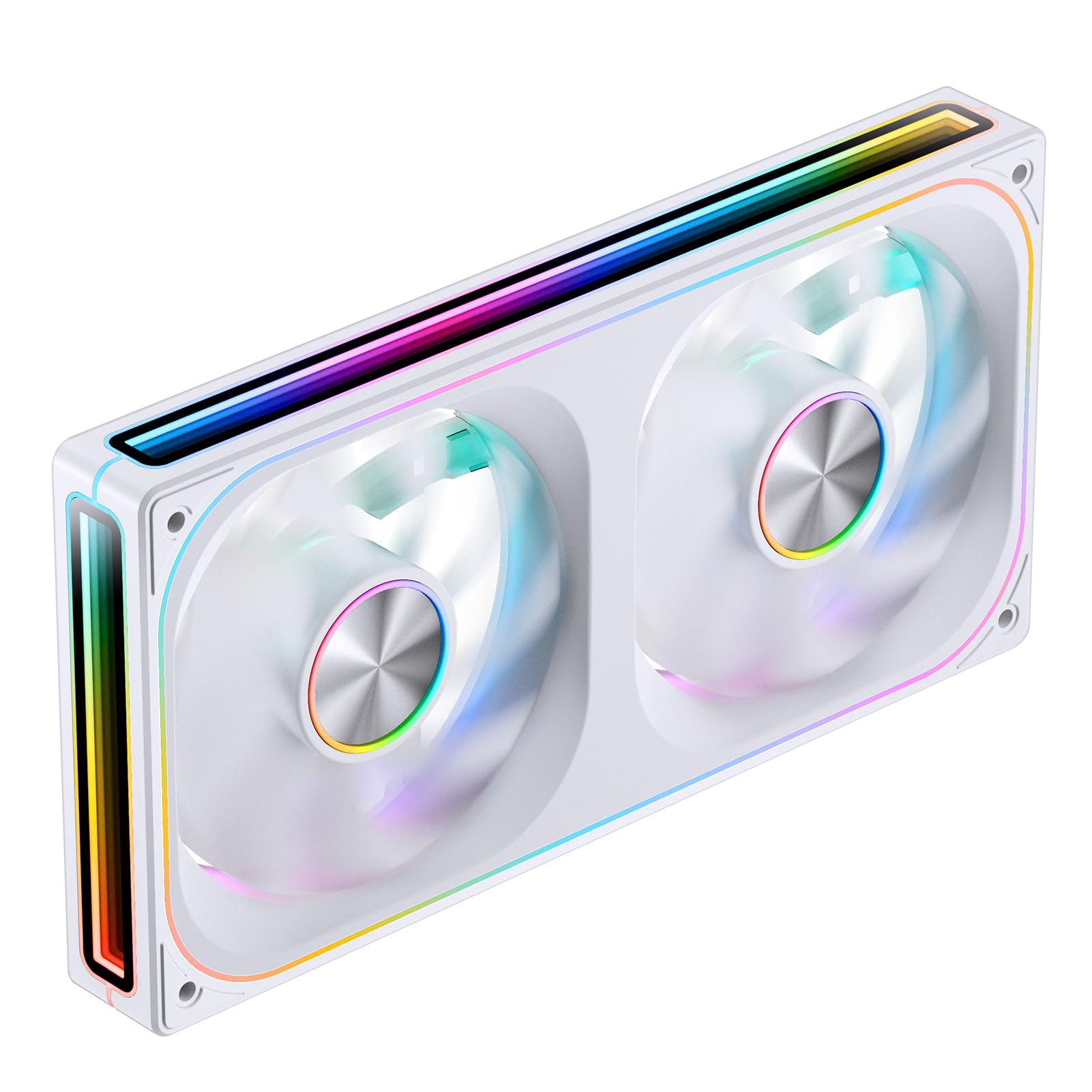 JONSBO ZA-240W PC Case Fan,All(2)-in-One,Single Frame Unit with