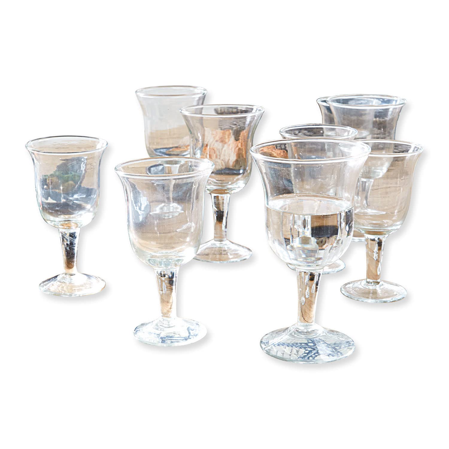 LOBERON Gläser 12er Set Antrim, mundgeblasen, zwei Größen, klassische Tulpenform, spülmaschinenfest, Küchenutensilien, Glas, klar | mundgeblasen, zwei Größen, klassische Tulpenform, spülmaschinenfest, Küchenutensilien, Glas