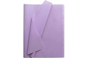 100 Count 20x14 Inch Tissue Paper Sheets in Lavender Purple