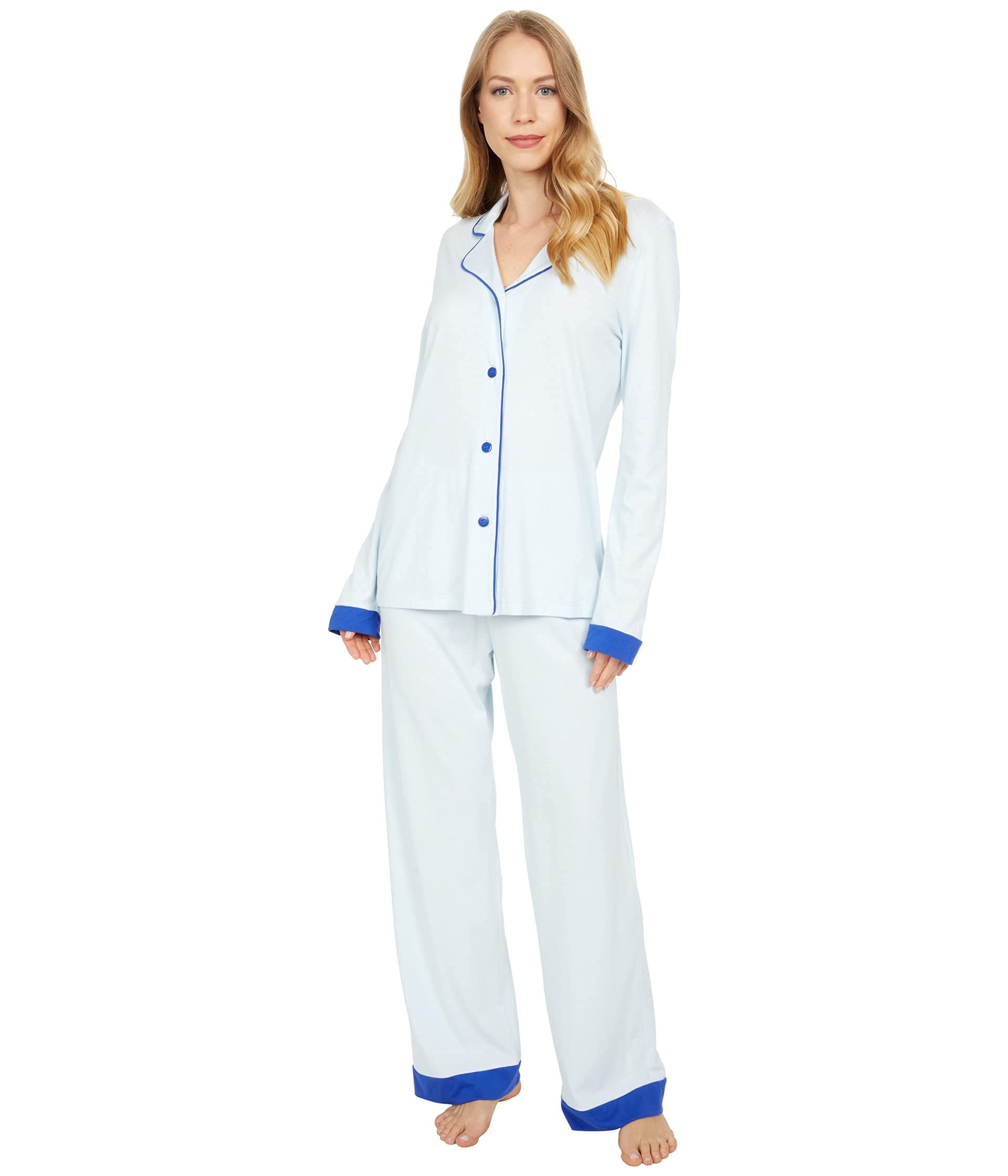 CosabellaWomen's Bella Banded Long Sleeve Top & Pant Pj Set