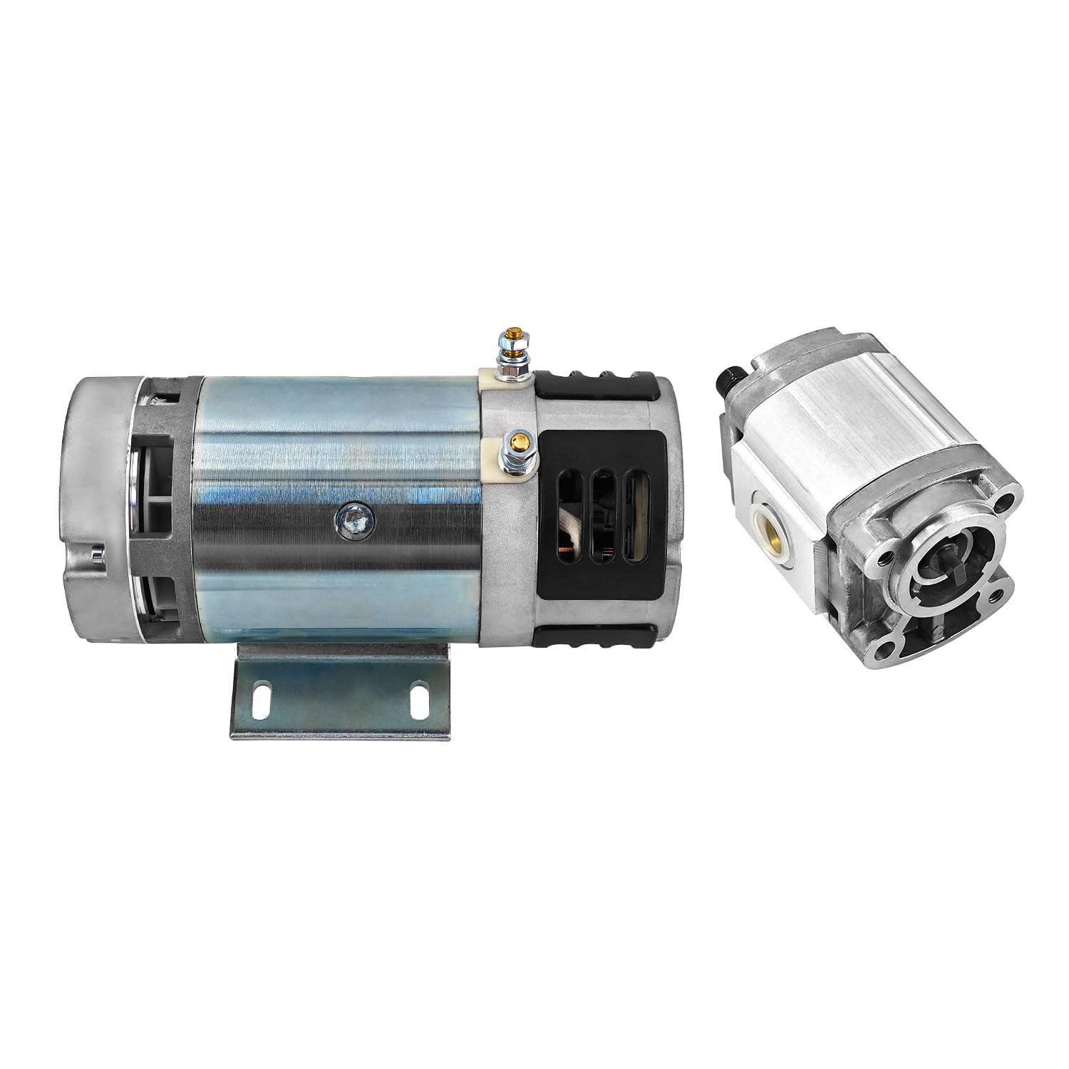 147664 147662 Hydraulic Pump Motor Assembly 24V Fits for Skyjack SJIII3215 SJIII3219 SJIII3220 SJIII3226 SJIII4620 SJIII4626 SJIII4632 Scissor Lifts, Replaces 147099