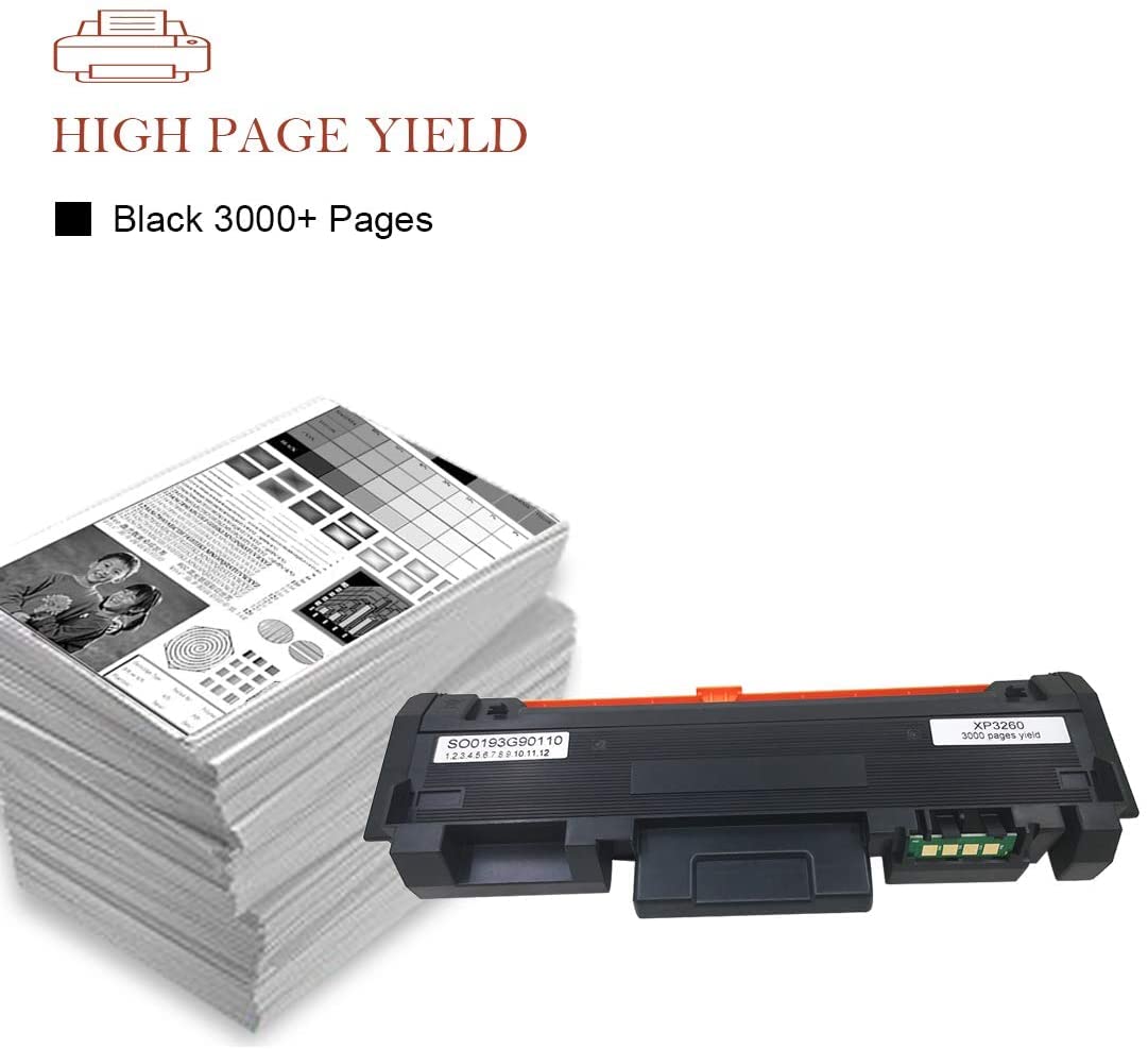 Ipertek® 2x chip cartuccia toner EUR 3K 106R02777 per Xerox WorkCentre
