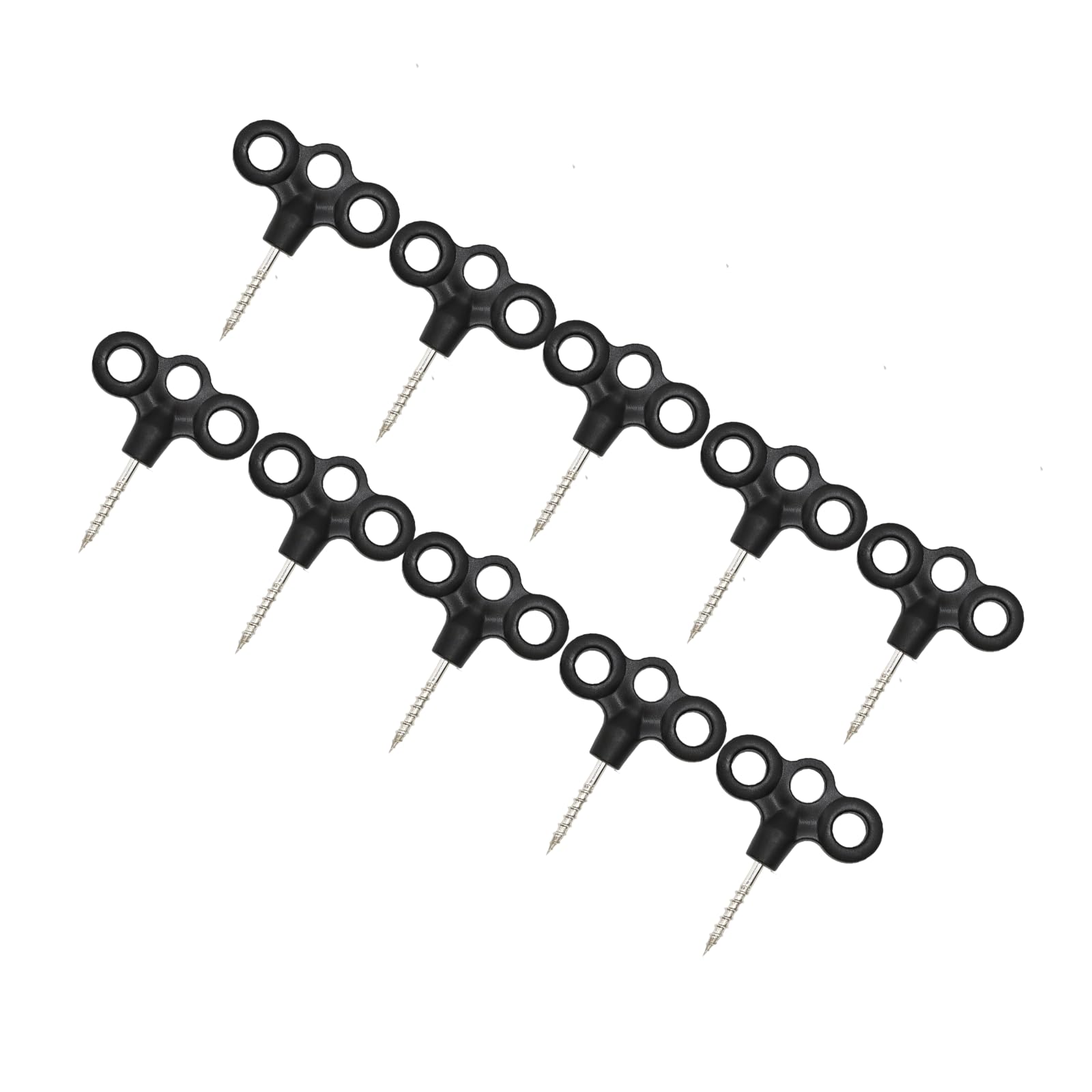 Tsophreniq Fixing Ground Nails Hiking Camping Ground Pin Travel Tent Nails Glowing Pegs for Secure Camping Setups Windproofed Tent Stakes