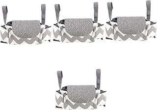 Toddmomy 4 Pçs Carrinho De Bebê Saco De Fraldas Acessórios Acessórios De Carrinho Porta-Copo Carrinho De Bebê Carrinho De Bebê Caddy Saco Organizador Acessórios De Carrinho De Bebê Saco De