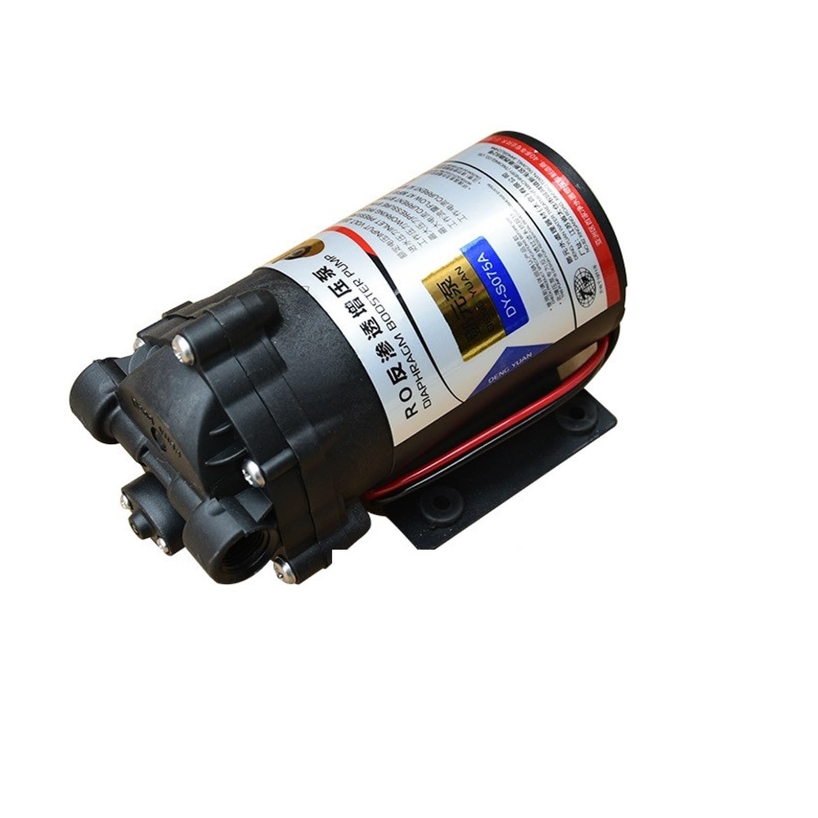 Tieoaxft 50 Gpd 50-400 Gpd Diaphragm Pump 24V Dc Ro Booster Pump Increase Reverse Vacuum Water Filter Parts For Reverse Osmosis Water System(50 Gpd)