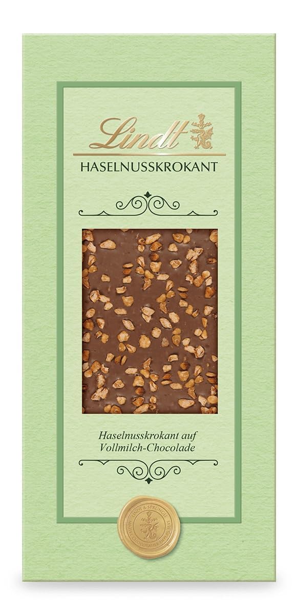 Lindts Cute Chocolate Bar Milk Chocolate With Hazelnut Pieces | 100 g (B0DDMFHBQS) Amazon Price History, Amazon Price Tracker