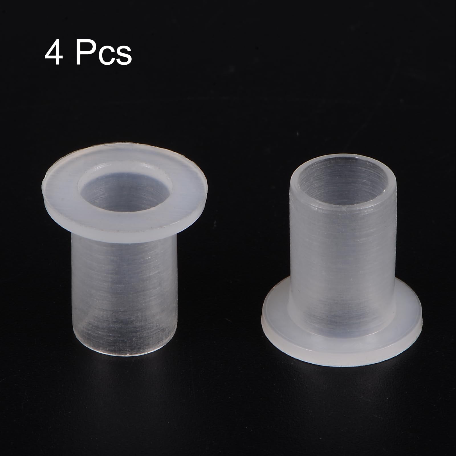 Set 4 Boccole Nylon Flangiate | Cuscinetti Plastica 9x15x18mm Per Applicazioni Industriali - Foto 1