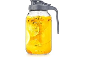 32 oz Glass Pitcher with Lid, Breast Milk Storage