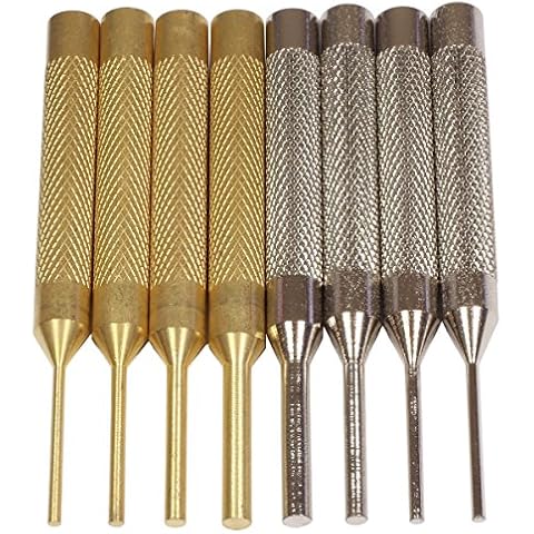 HTS 102F6 8 Piece Brass & Steel Punch Set Cover