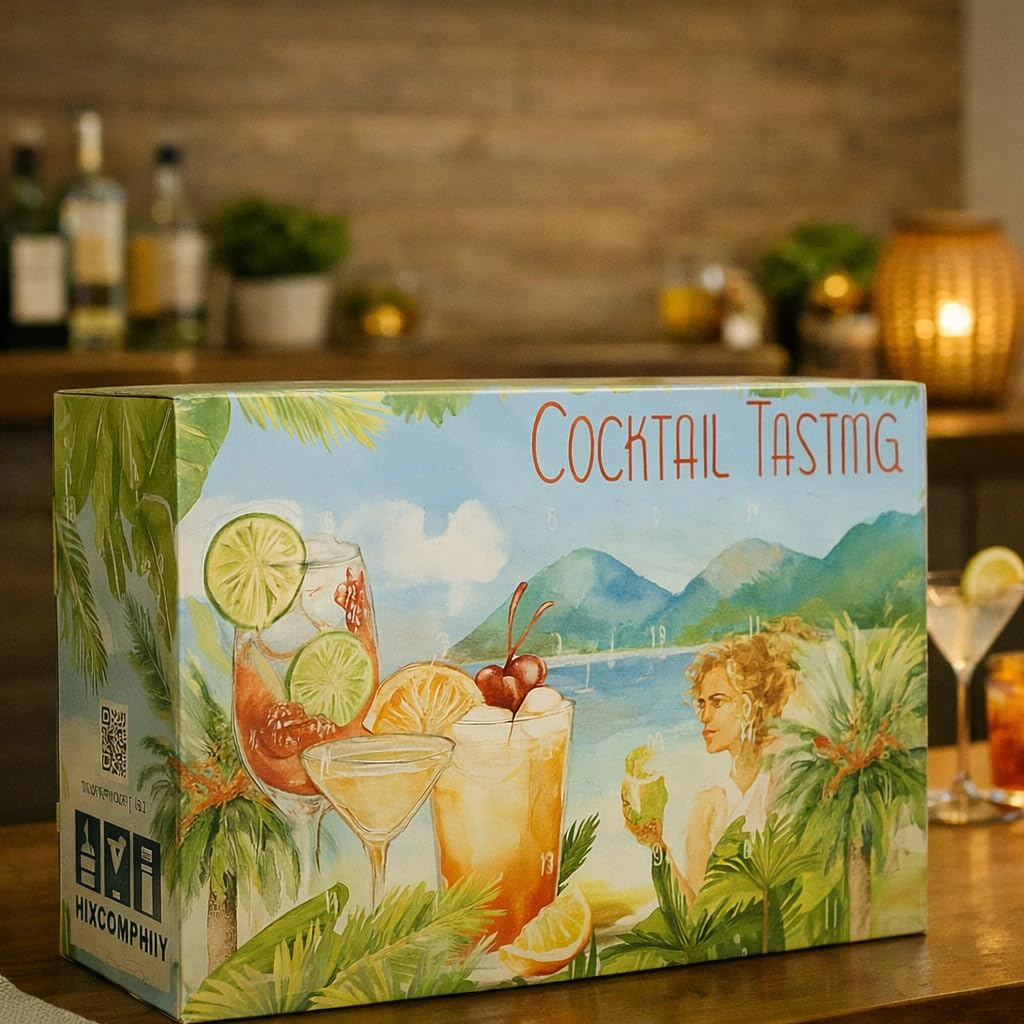 Cocktail Tasting Set – 24× Ready-to-Drink Cocktails | Premium Probier Set mit Klassikern & Trenddrinks | Fertig gemixte Marken-Cocktails zum Genießen | Shatler’s, Three Sixty, Cocktail Plant und mehr