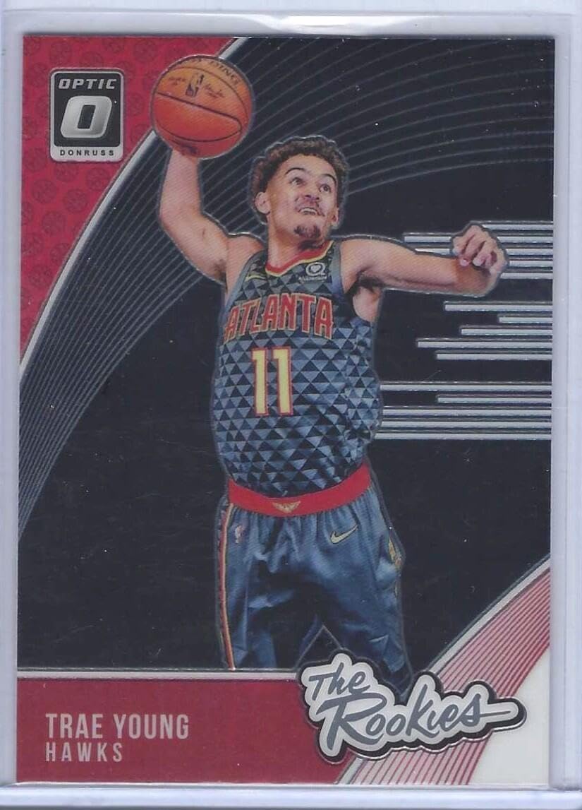 Trae Young 2018-19 Donruss Optic The Rookies Insert Rc #5 - Basketball Cards