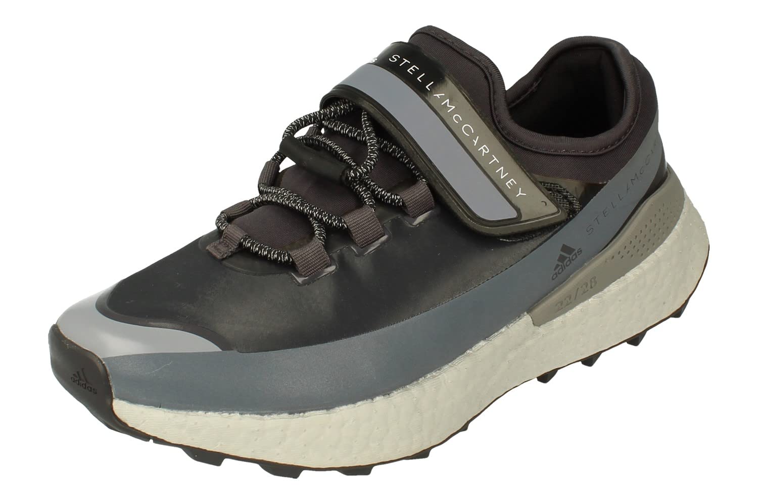 Adidas Stella McCartney ASMC OutdoorBoost R.RDY Running Trainers Sneakers (UK 3.5 US 5 EU 36, Black Grey White FX3968)