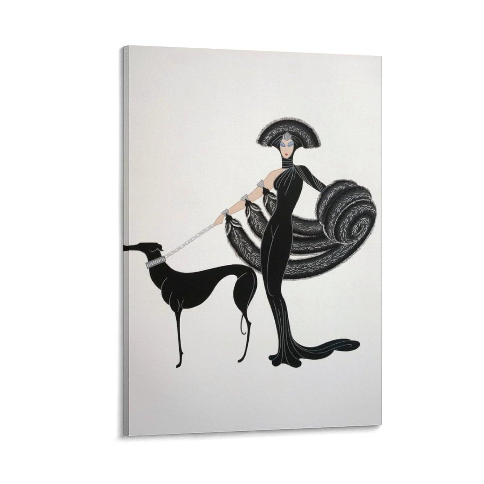 Amazon.com: Erte Art Poster Fashion Woman Art Poster (3