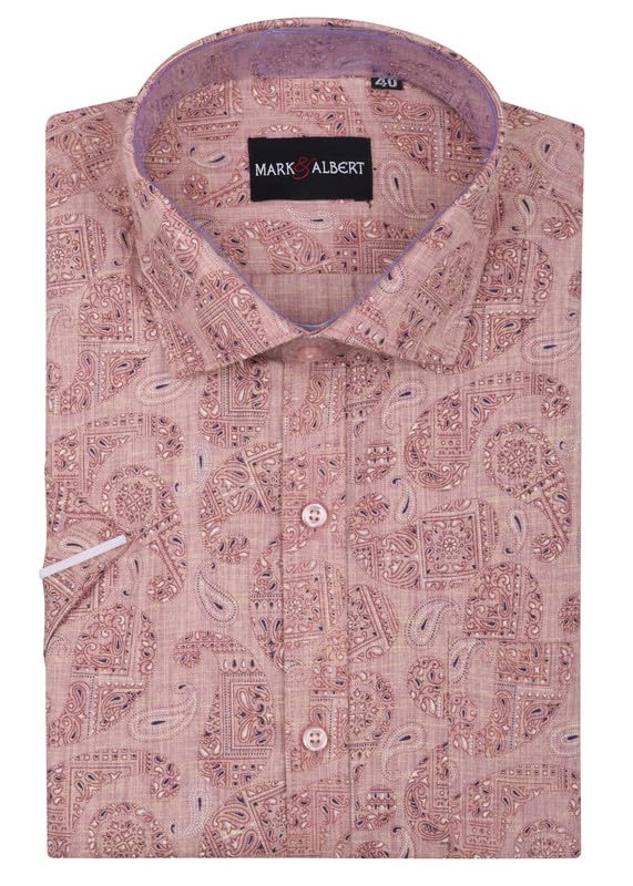 Image of Men's Half Sleeve Linen Shirt