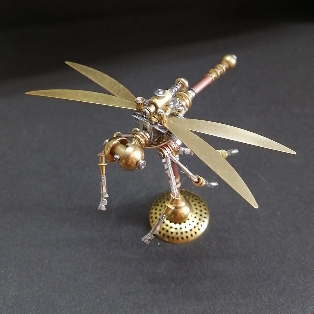 Metalowe puzzle 3D z owadami, 152 części, ważka 3D, zestaw modelarski, "zrób to sam", steampunk, metalowa mechaniczna ważka, zestaw puzzli, model 3D, zestaw dla dorosłych i dzieci