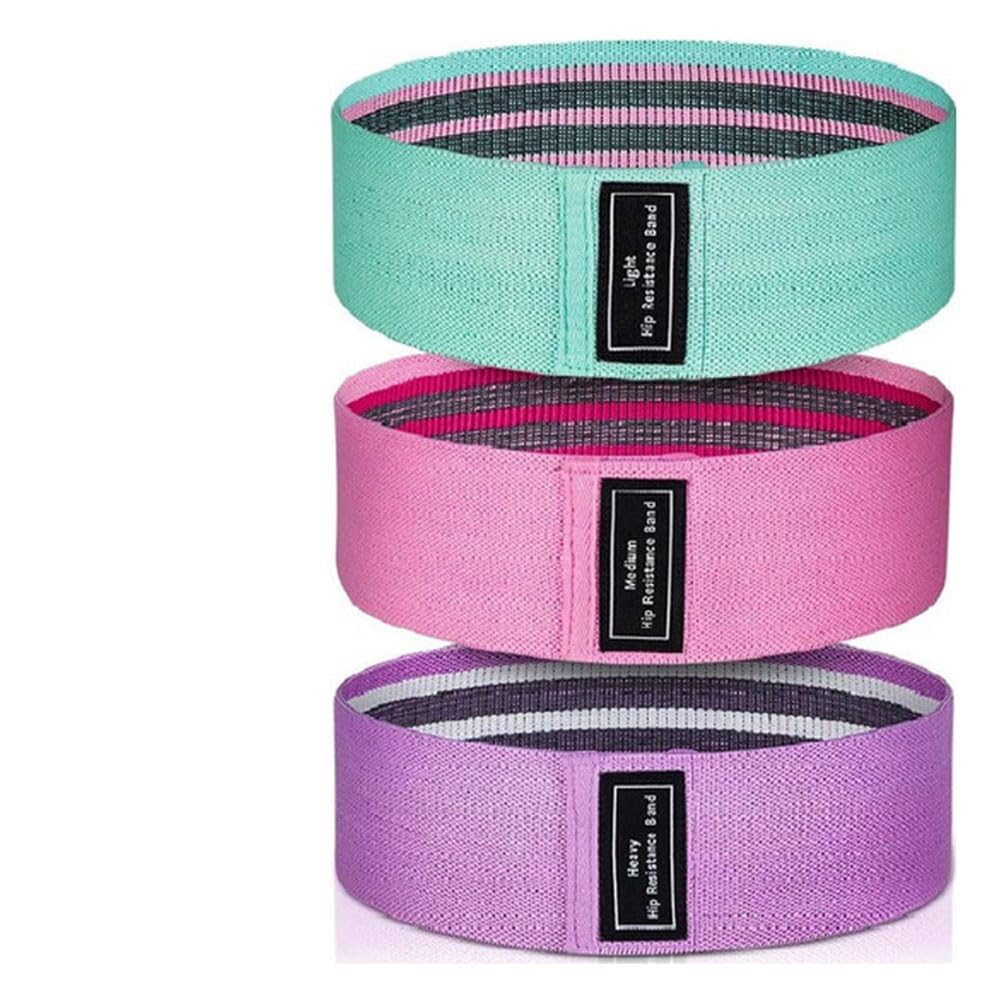 Litflyele Hip Resistance Bands Jump Rope Skipping Rope for Women & Men Workout and Keep Fit Fabric Resistance Bands Loop Resistance Bands Exercise Bands Workout Bands for Keeping Fit