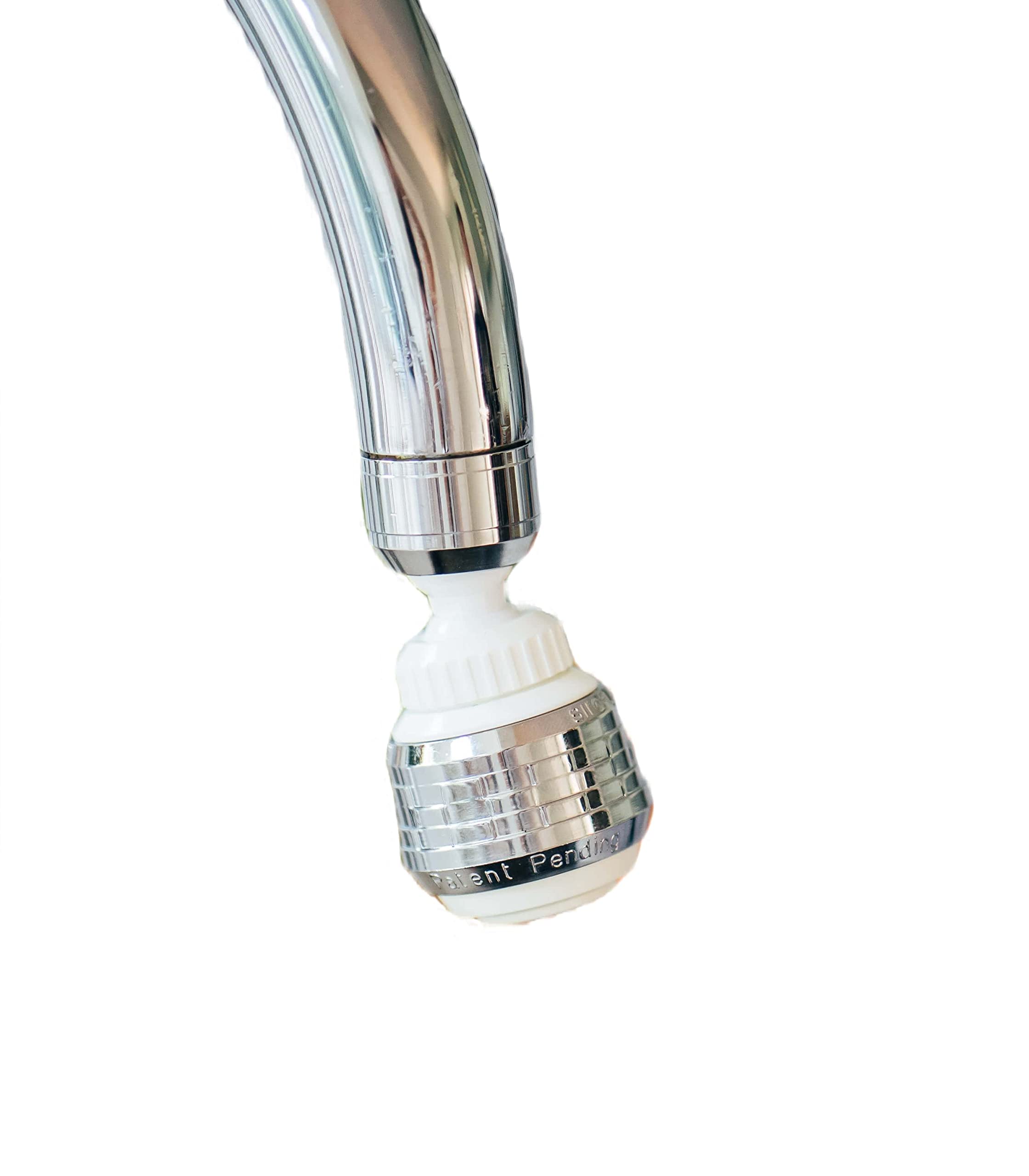 Eco-flow Solar Tap Adapter | Two Function Tap Aerator/Shower Flow with 360 Rotation | Water Saving, Fits in Mins | Italian Made