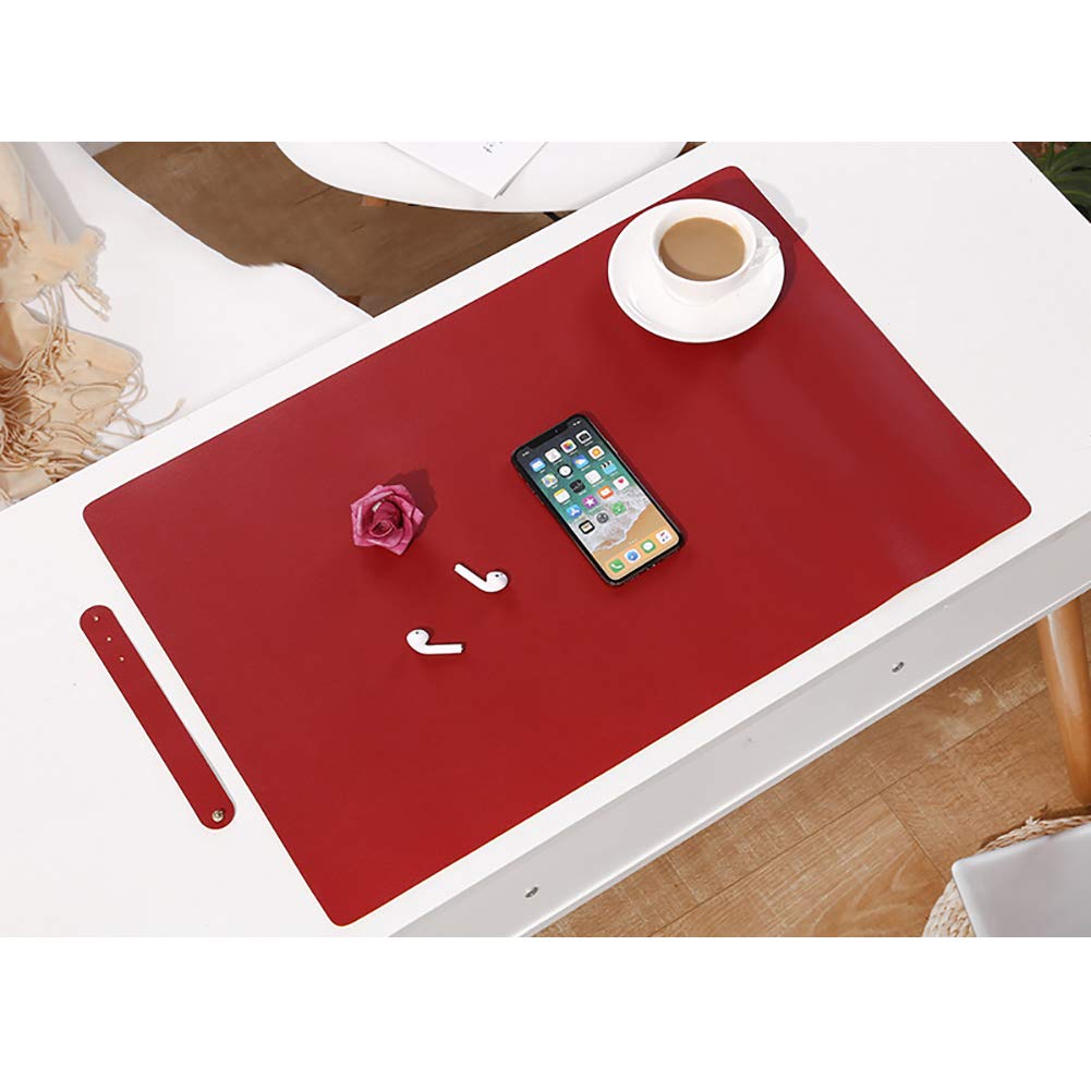 Tapis de souris ordinateur portable sous-main bureau bordeaux