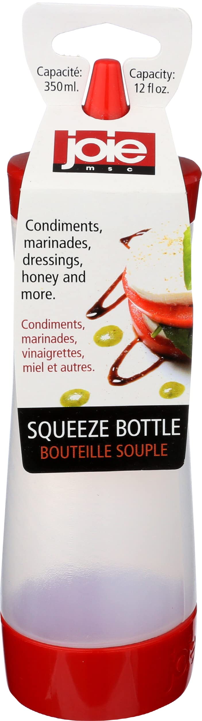 Joie Kitchen Gadgets Joie Squeeze Bottle, Red/Green/Purple