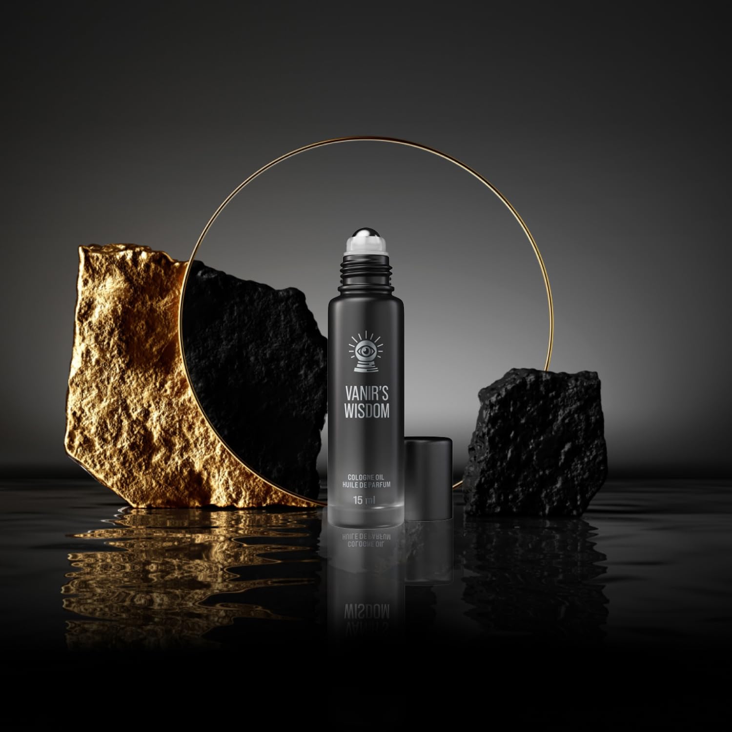 Concentrated Cologne for Men by Beard Struggle - 6x More Longer Than Traditional Colognes - Platinum Collection - Vanir's Wisdom - Mens Cologne, 15 mL / 0.5 US. fl. oz. Glass Roller Bottle