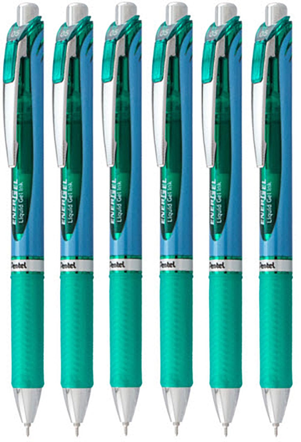 Pentel Energel 5mm Needle Tip Green Ink Liquid Gel Desertcart