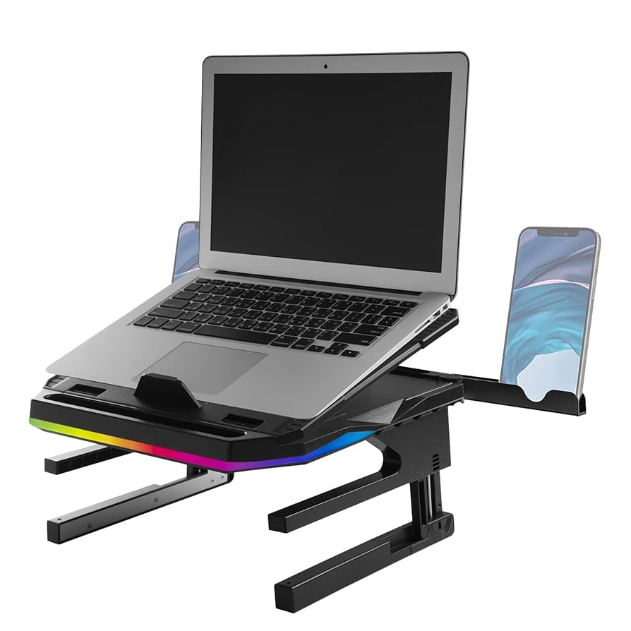 高さ調整可能 パソコンスタンド ブラック パソコンスタンド 高さ調整可能モニタースタンド80センチ