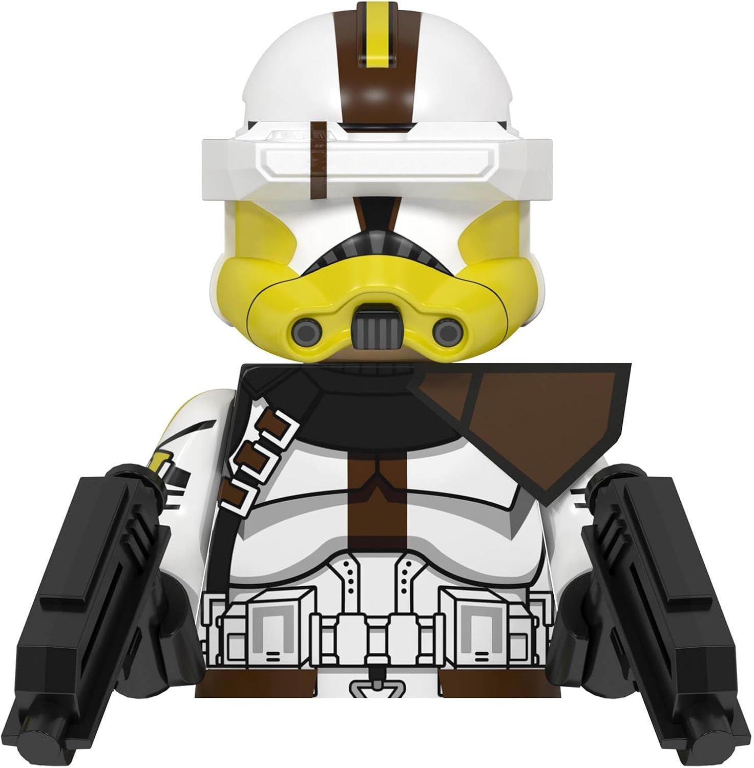 327th Clone Troopers 11pcs Phase 2 Troopers Army Building figs Set Battle Pack with Accessories Yellow